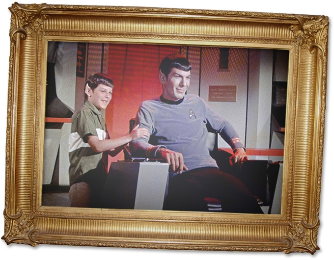 Adam e Leonard Nimoy