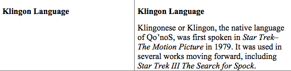 klingon